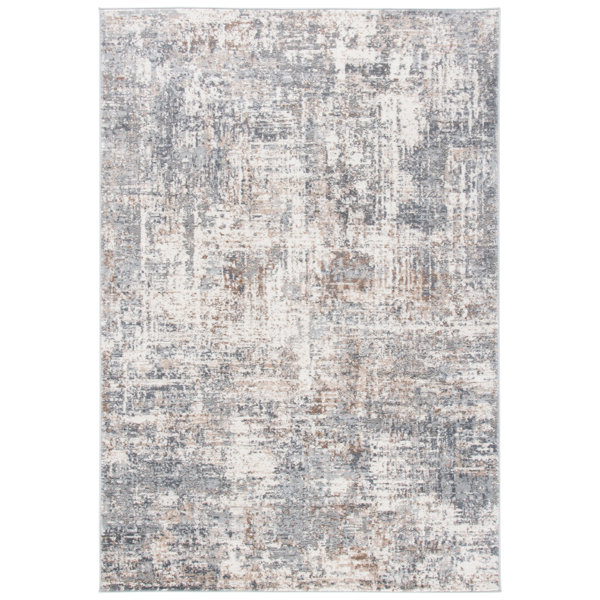 17 Stories BienZachary Abstract Area Rug in Ivory/Gray & Reviews Wayfair